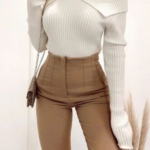 ZARA High Waisted Pants